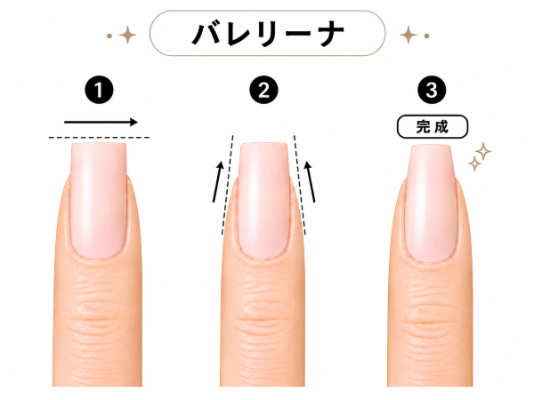 バレリーナの整え方
